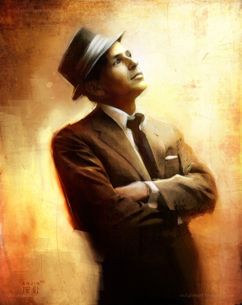 Man in hat looking up