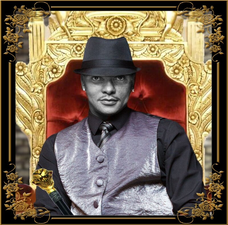 Man in Hat on Throne