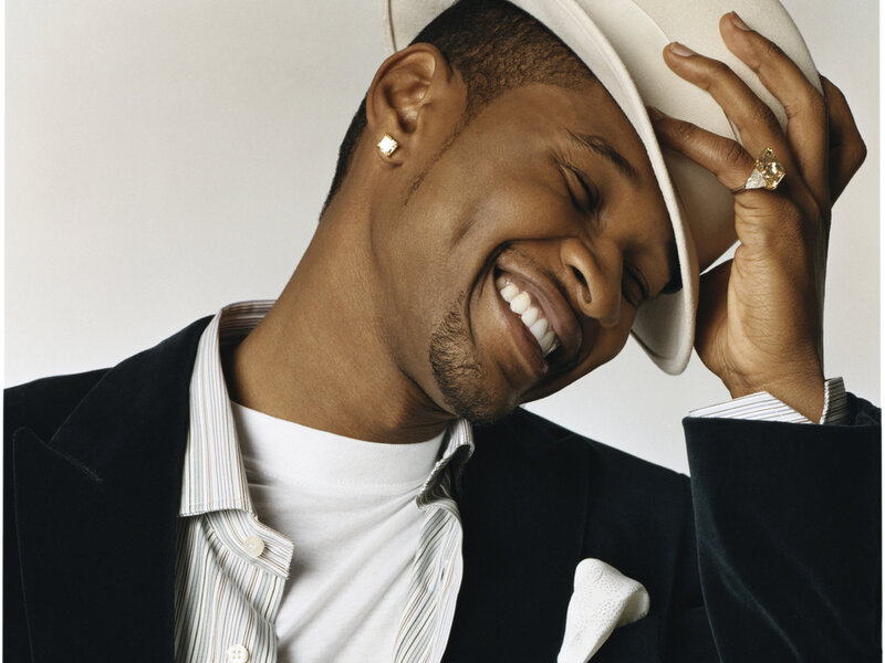 Man in Hat Smiling — White