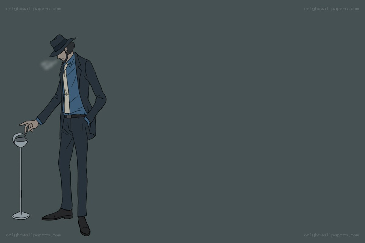 man in hat smoking
