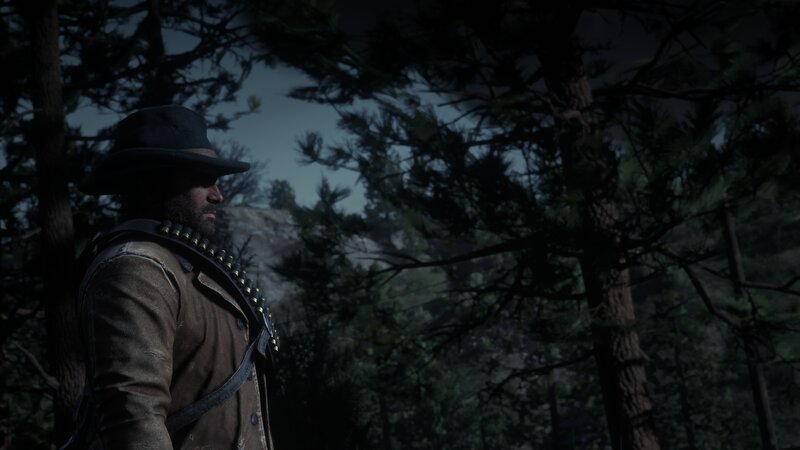 Man in Hat with Rifle — Black