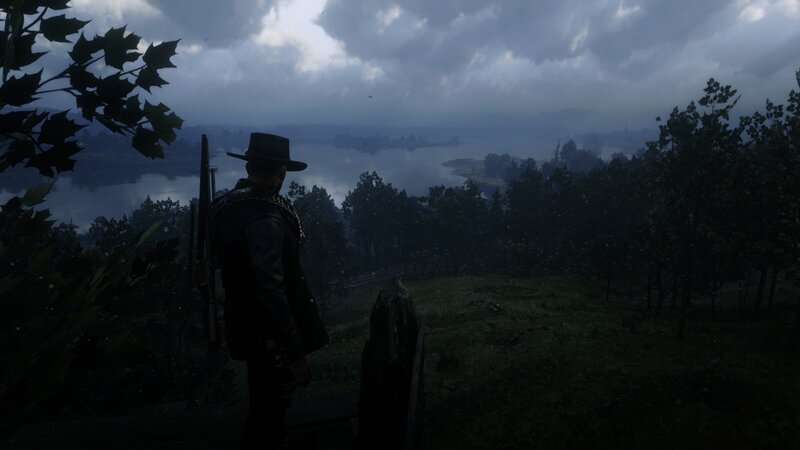 Man in Hat with Rifle