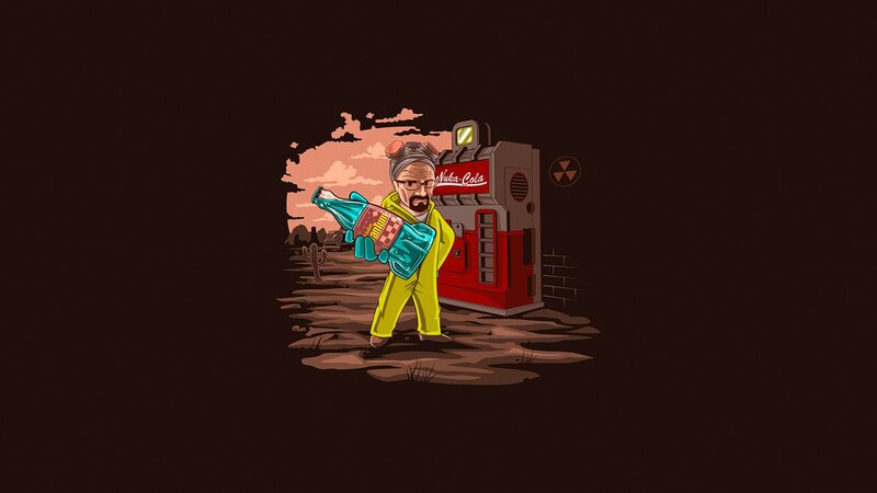 Man in Hazmat Suit — Brown, Desolate