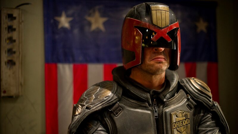 Man in Helmet Armor