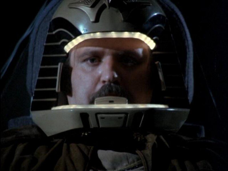 Man in Helmet — Black