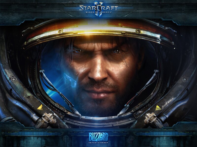 Man in Helmet — Blue, Dramatic, Digital Art, Face, Spacecraft