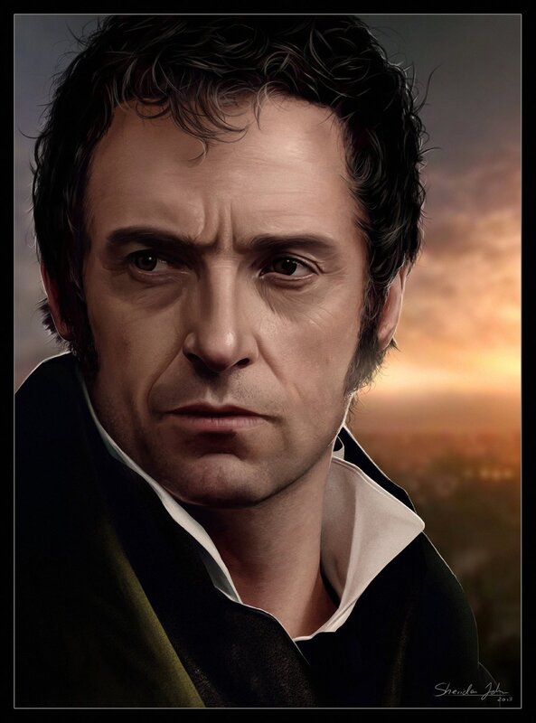 Man in Historical Clothing — Black, Dramatic