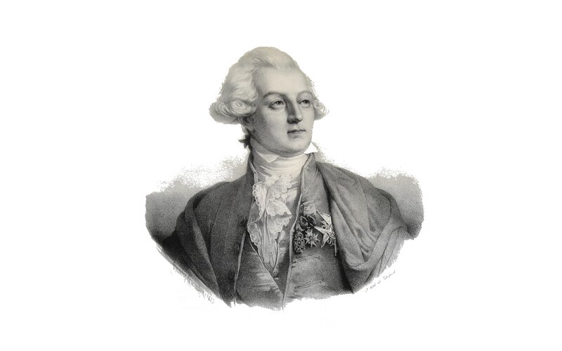 Man in Historical Clothing — Black, Formal, Illustration
