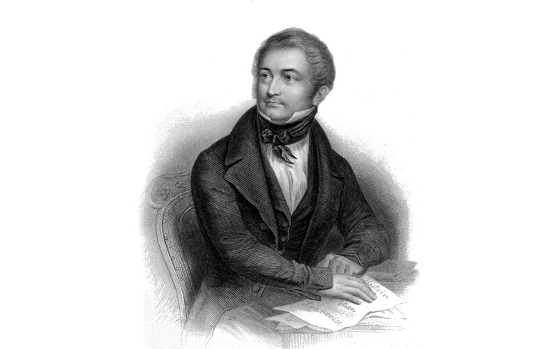 Man in Historical Clothing — Black, Formal