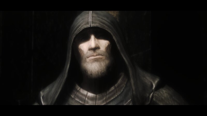 Man in Hooded Cloak — Black, Dramatic, 3d Render, Hood