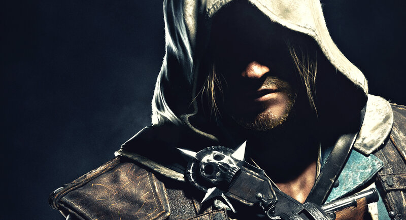 Man in Hooded Cloak — Black, Dramatic, 3d Render