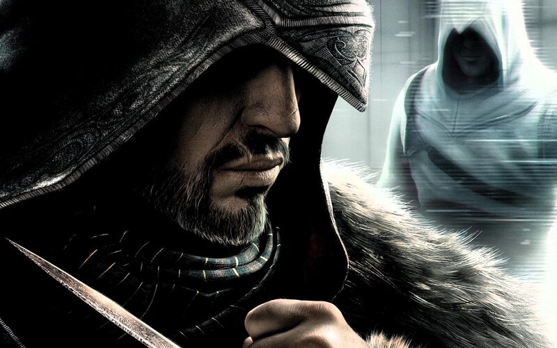 Man in Hooded Cloak — Black, Dramatic, Digital Art
