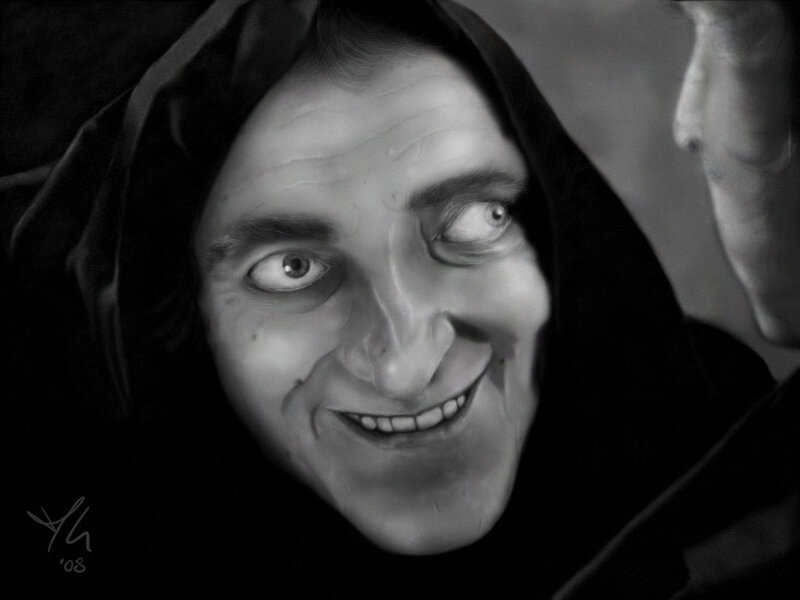 Man in Hooded Cloak — Black
