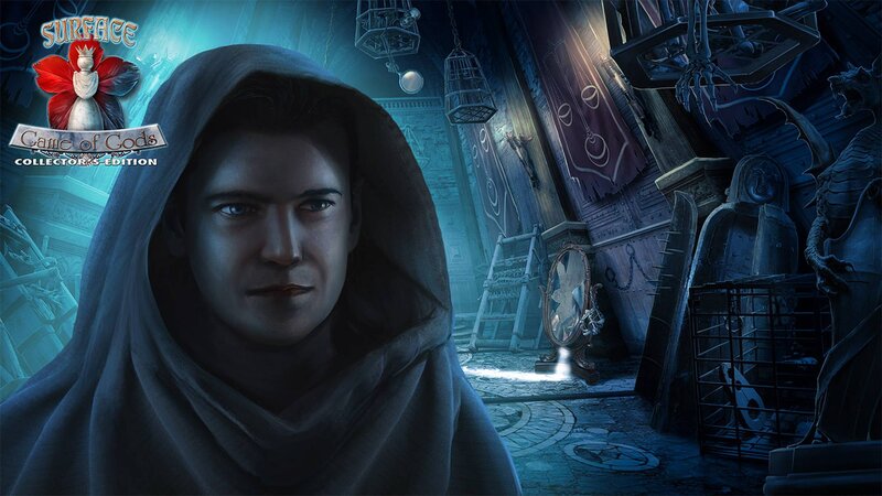 Man in Hooded Cloak — Blue, Dark