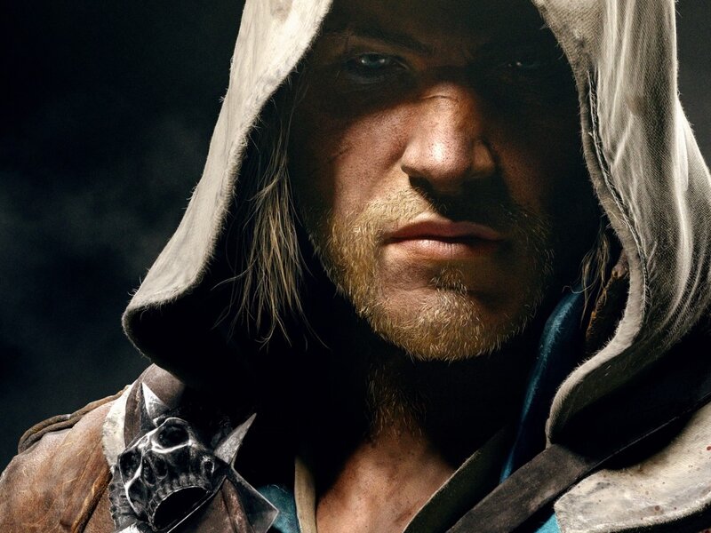 Man in Hooded Cloak — Brown, Dramatic, 3d Render