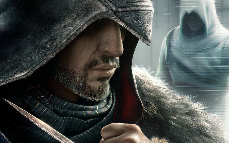 Man in Hooded Cloak — Dramatic
