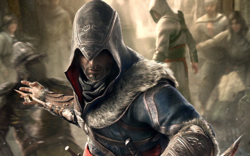 Man in Hooded Cloak — Gray, Dramatic, 3d Render
