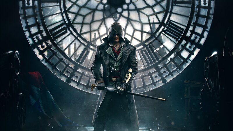 Man in Hooded Coat — Black, Dramatic, Night