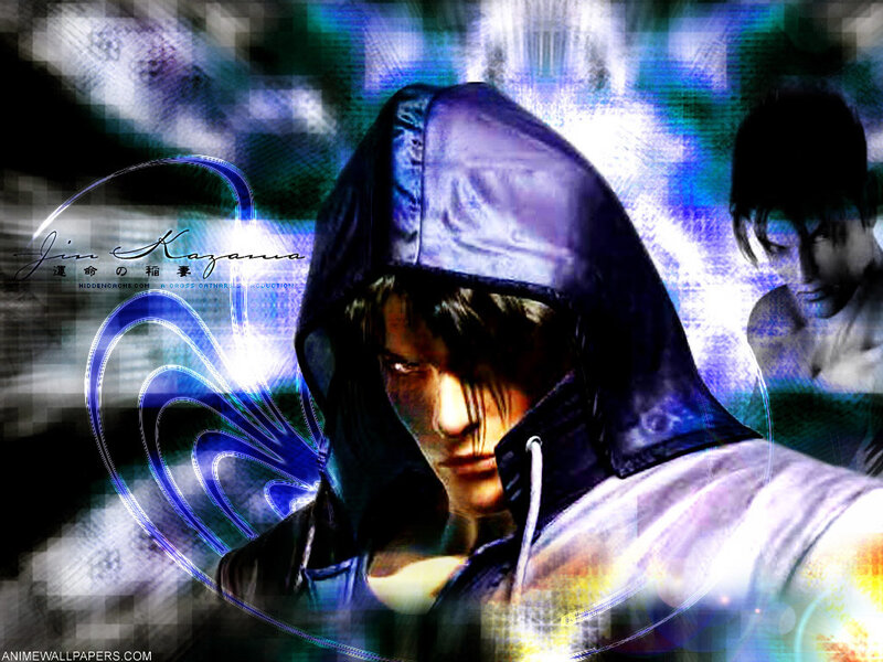 Man in Hooded Jacket — Blue, Dramatic, Digital Art