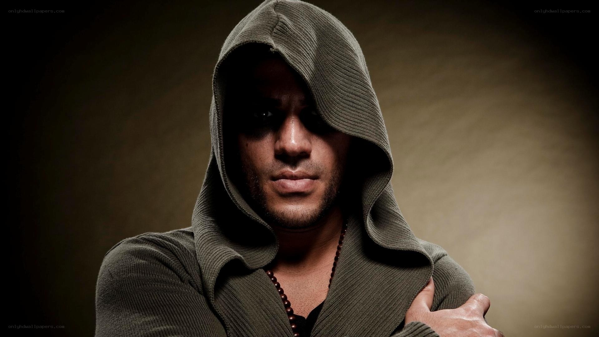 man in hooded sweatshirt