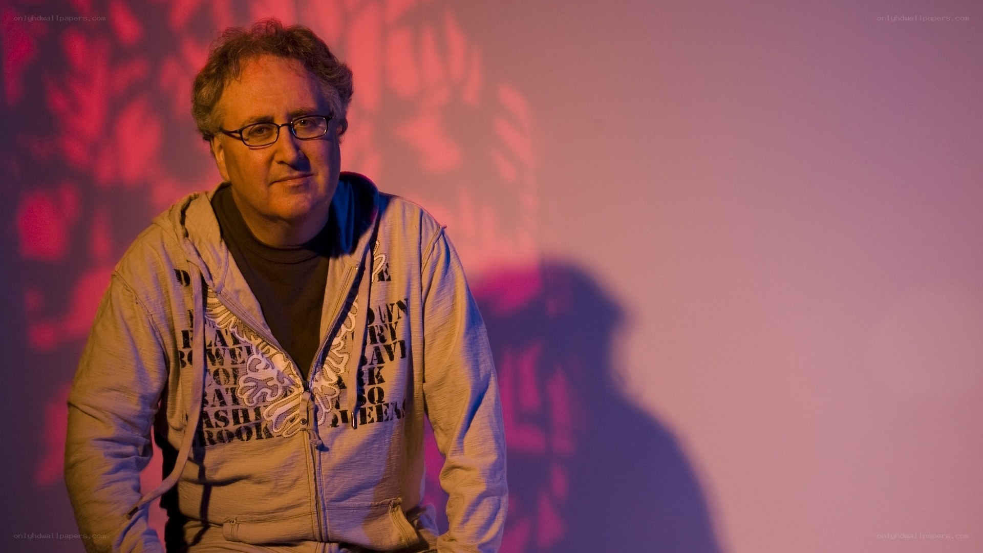Man in hoodie with shadow