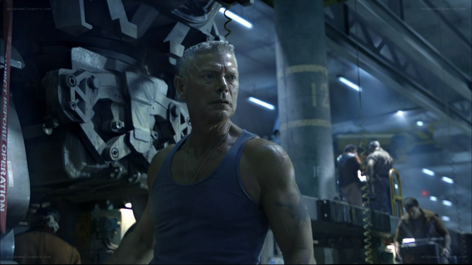 man in industrial setting