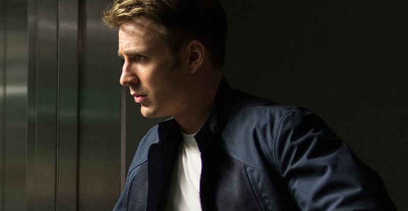 Man in Jacket — Blue, Dramatic, Photograph