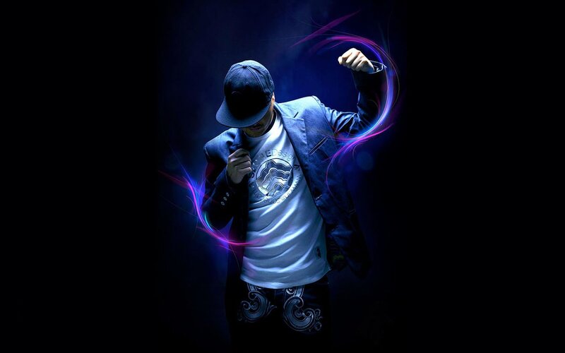 Man in Jacket Dancing