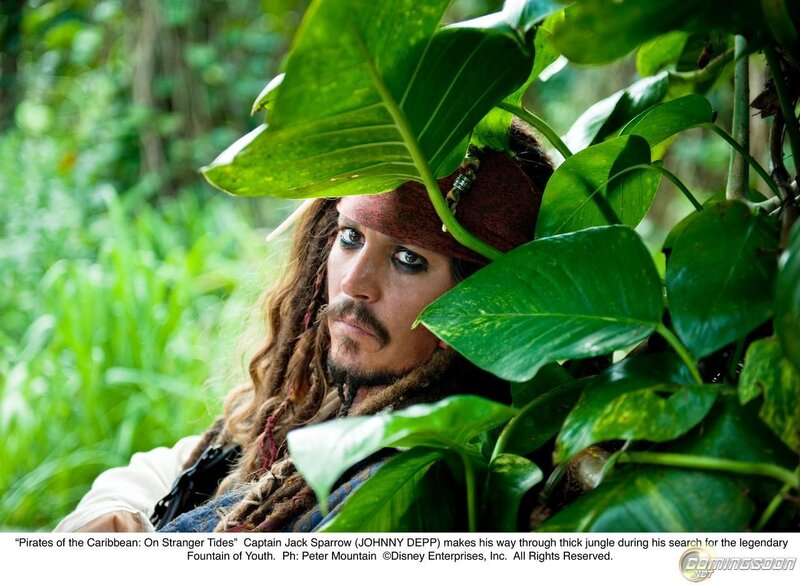 Man in Jungle Foliage