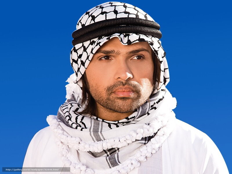 man in keffiyeh
