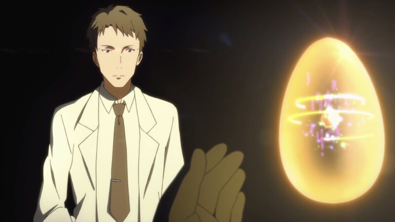 Man in Lab Coat — Black, Dramatic, Anime