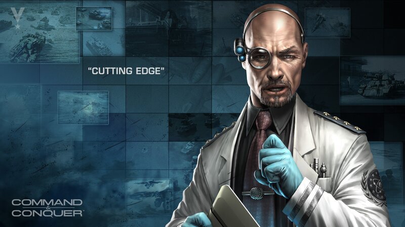 Man in Lab Coat — Blue