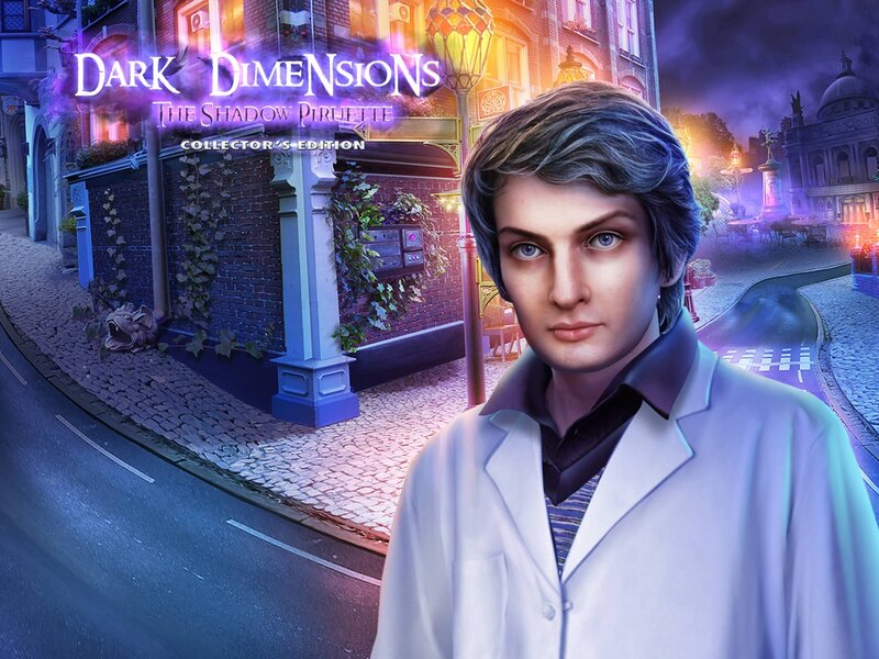 Man in Lab Coat — Purple, Mysterious