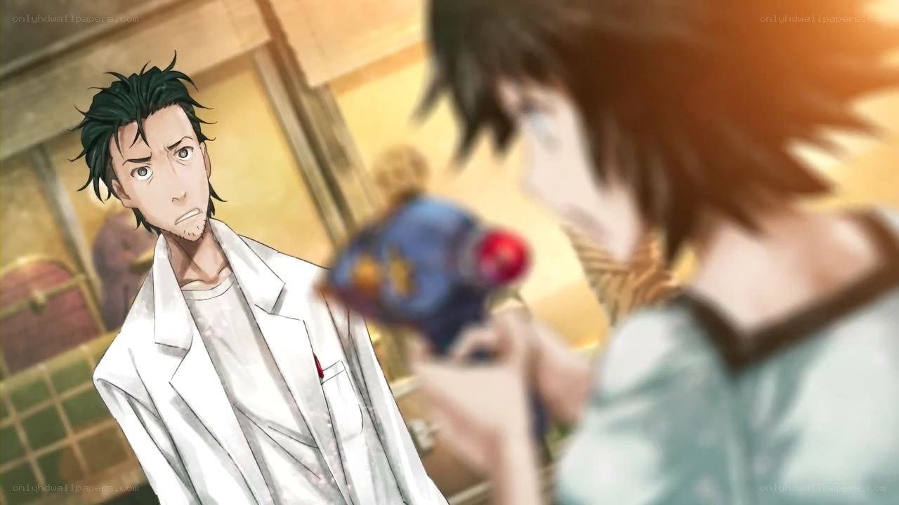 Man in lab coat under threat
