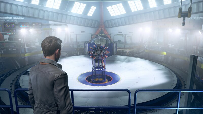 Man in Lab with Reactor