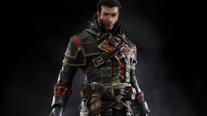 Man in Leather Armor — Black