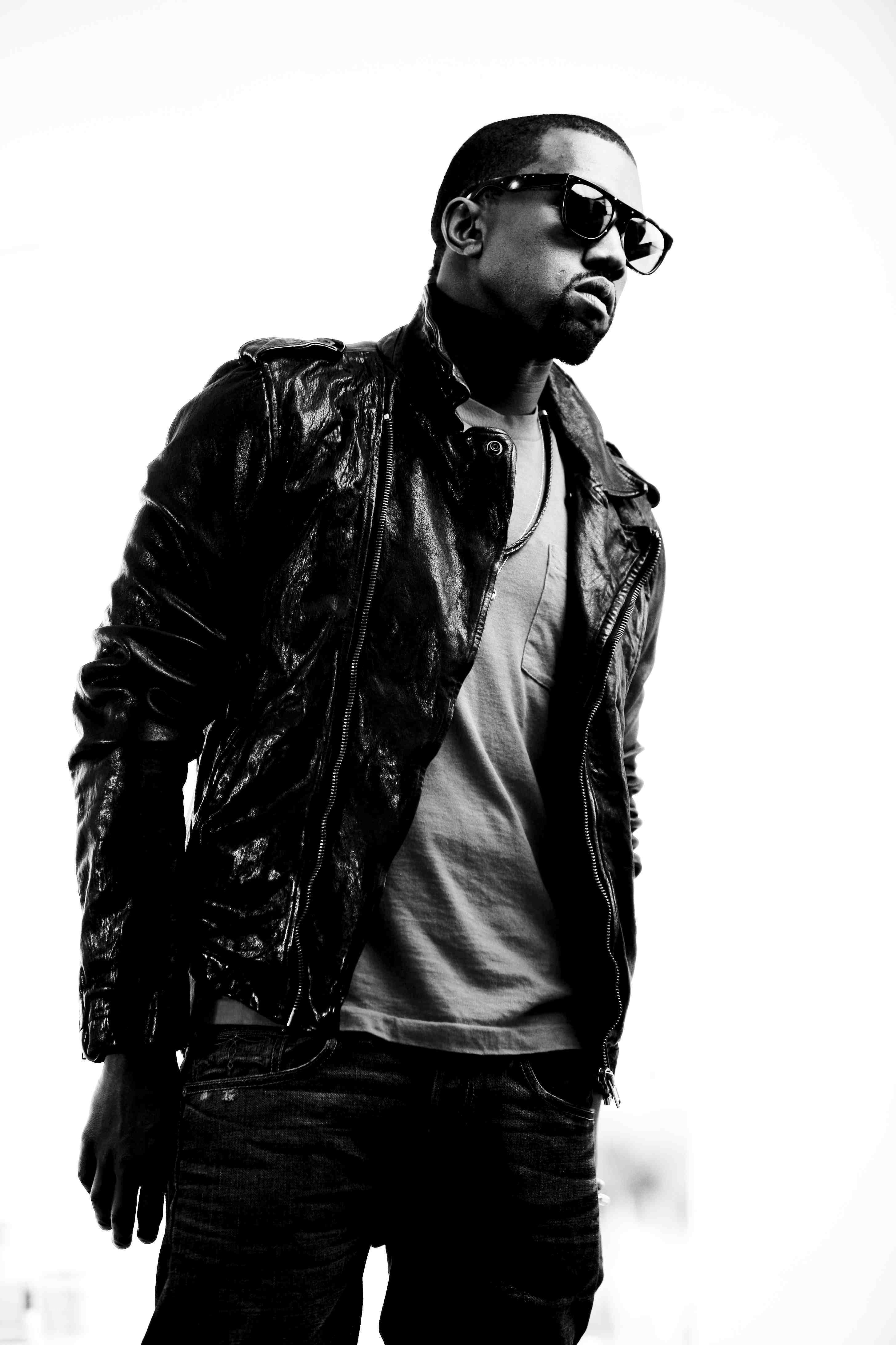 man in leather jacket