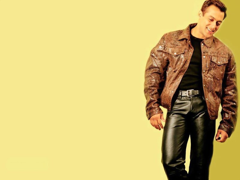 man in leather jacket