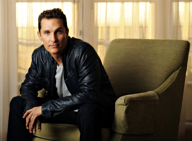 Man in Leather Jacket — Black, Calm