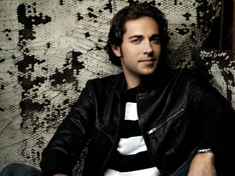 Man in Leather Jacket — Black, Confident, Photograph, Leather Jacket, Striped Shirt