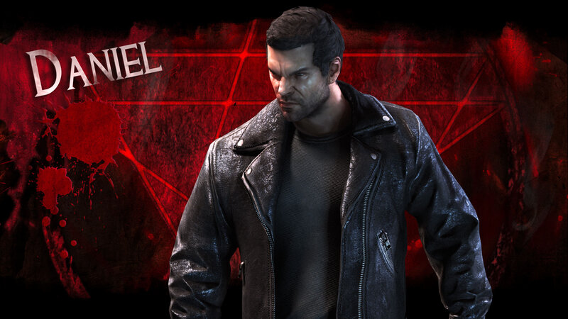 Man in Leather Jacket — Black, Dark, Intense