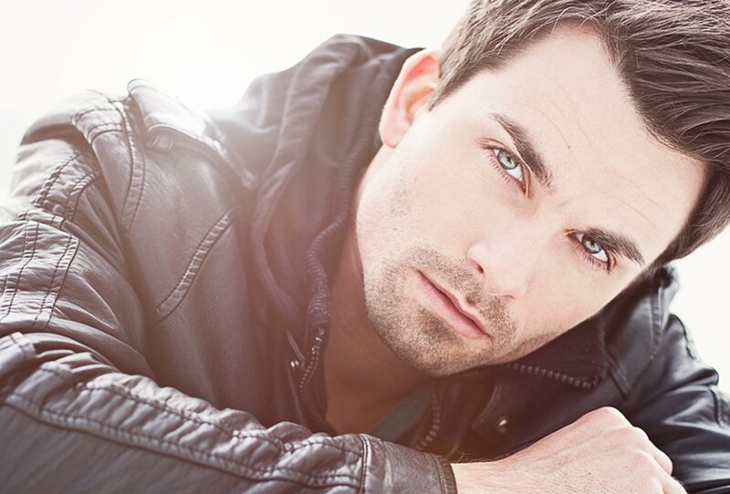 Man in Leather Jacket — Black, Dramatic, Afternoon