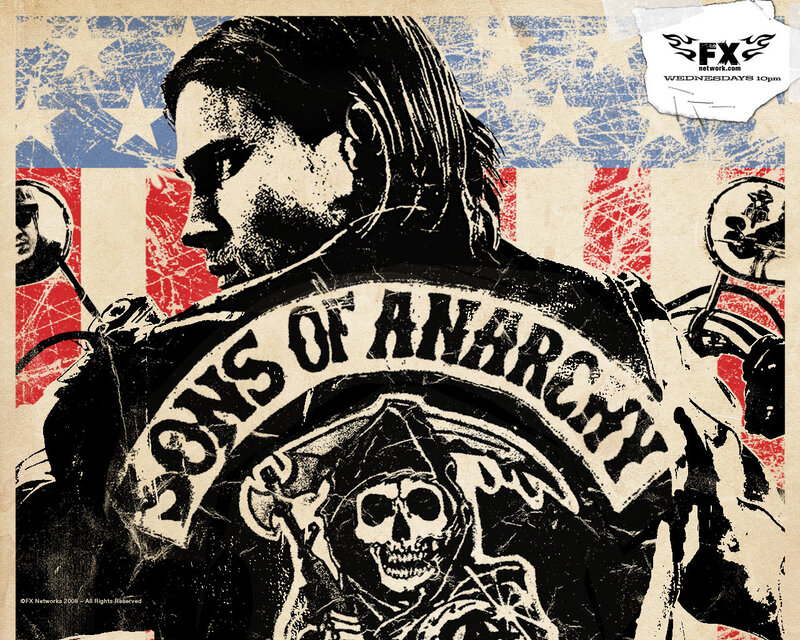 Man in Leather Jacket — Black, Dramatic, Illustration, American Flag