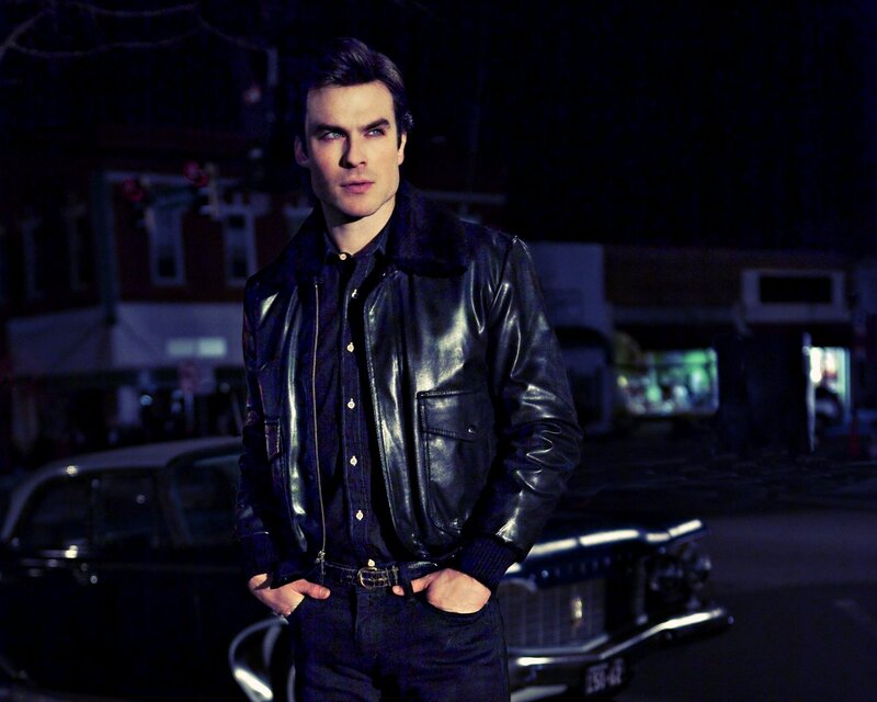 Man in Leather Jacket — Black, Dramatic, Night, Photograph, Car, Building