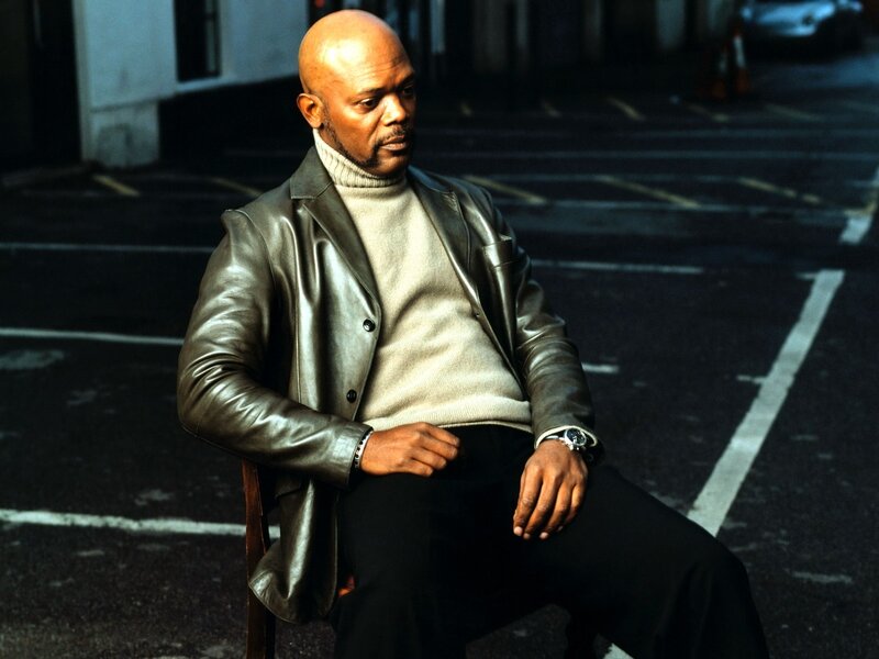 Man in Leather Jacket — Black, Dramatic, Night, Photograph, Chair