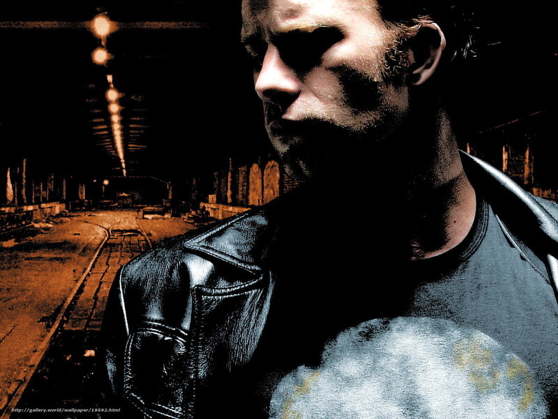 Man in Leather Jacket — Black, Dramatic, Night, Photograph, Leather Jacket, T-shirt