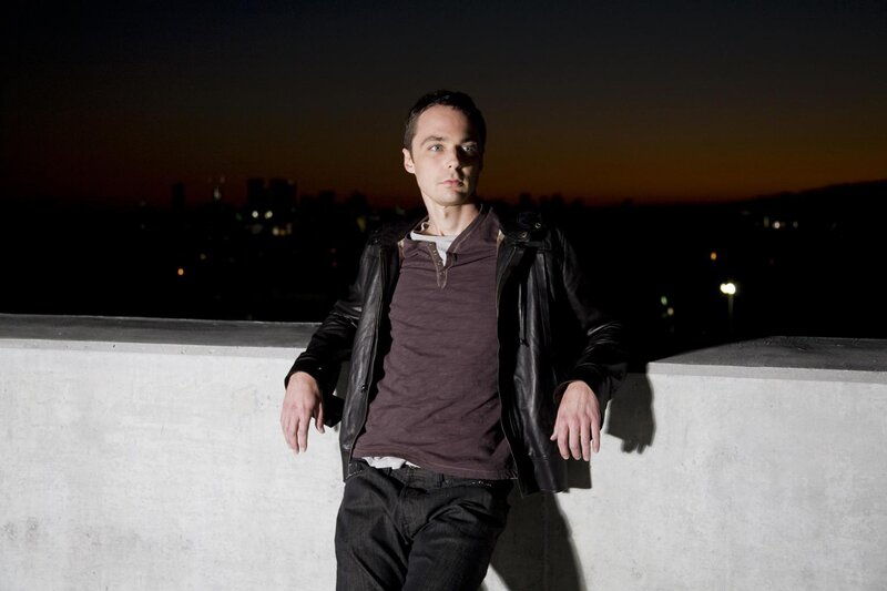 Man in Leather Jacket — Black, Dramatic, Sunset