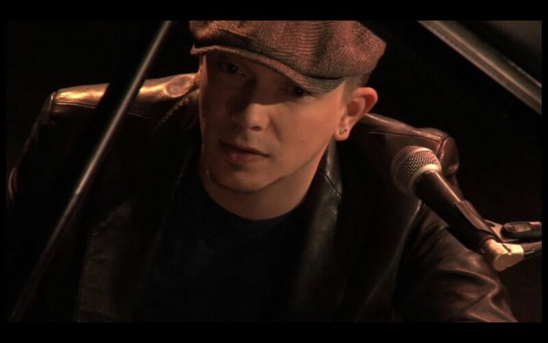 Man in Leather Jacket — Black, Intense
