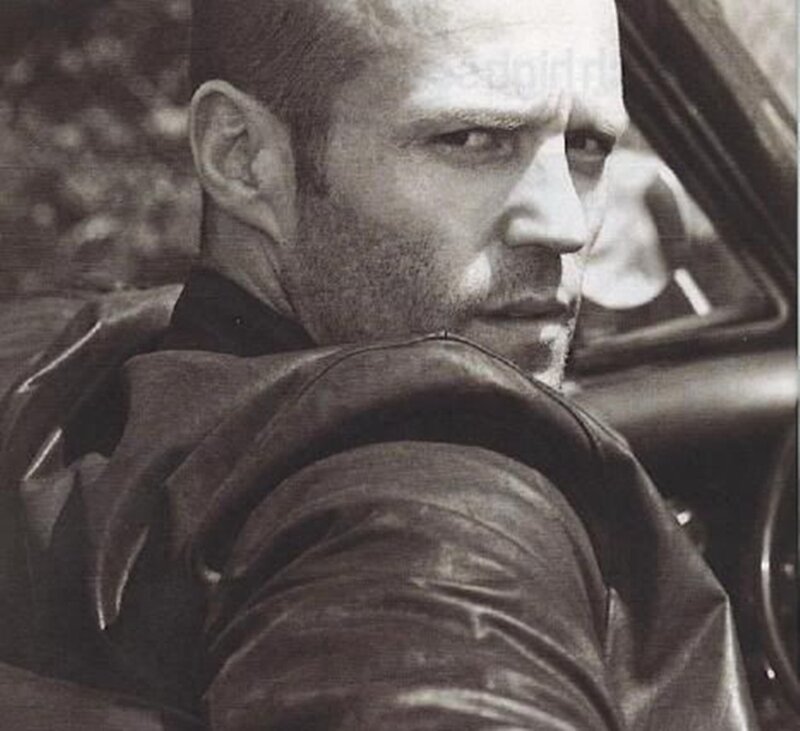 Man in Leather Jacket — Black, Serious, Photograph, Car, Leather Jacket