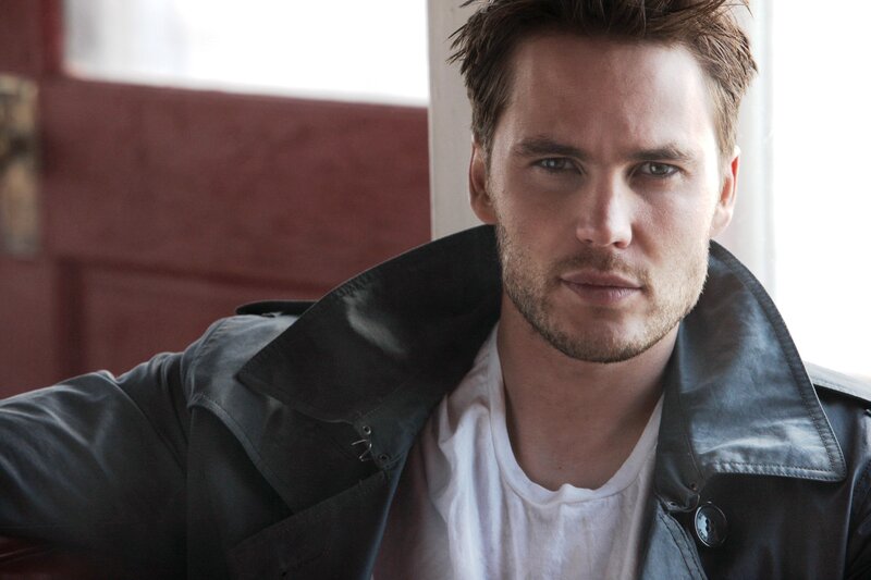 Man in Leather Jacket — Black, Serious, Photograph, Leather Jacket, White T-shirt, Window